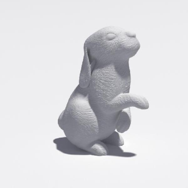 Rabbit statue